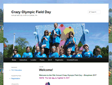 Tablet Screenshot of crazyolympicfieldday.com